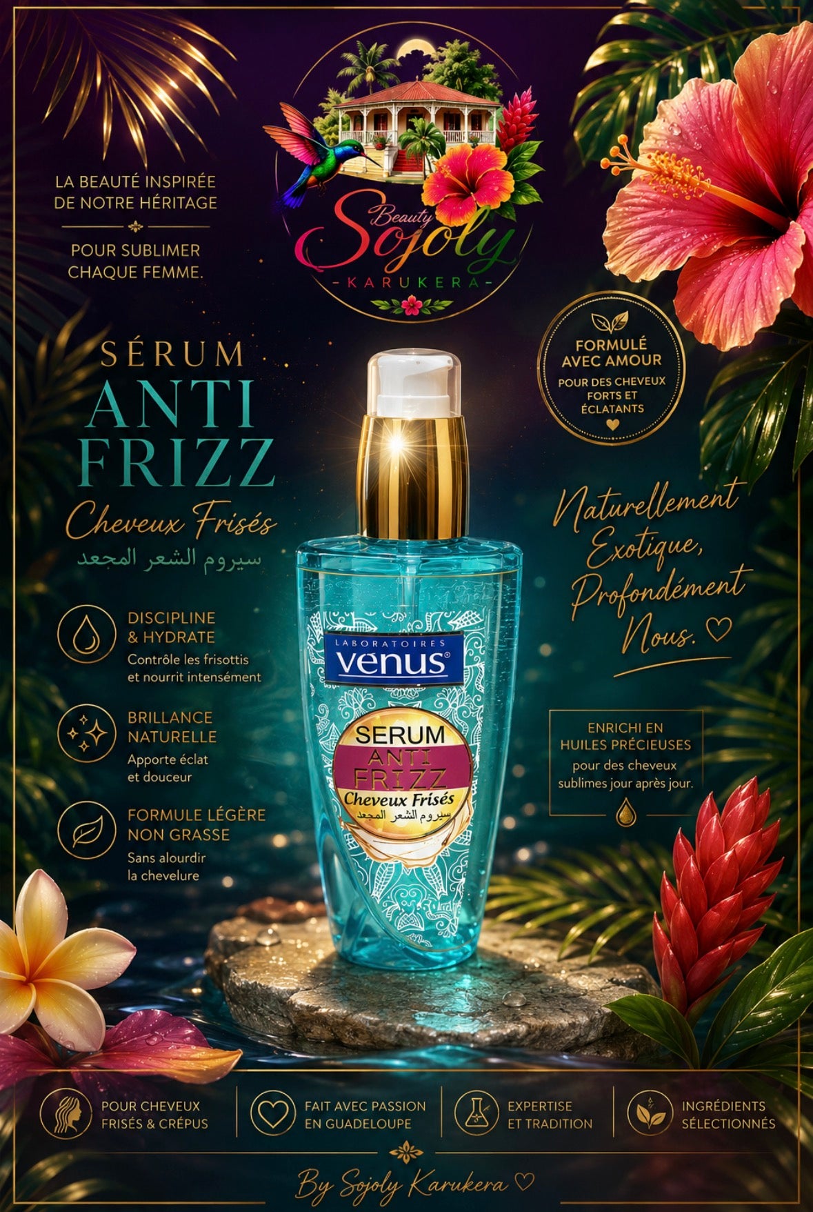 Serum Vénus anti frizz