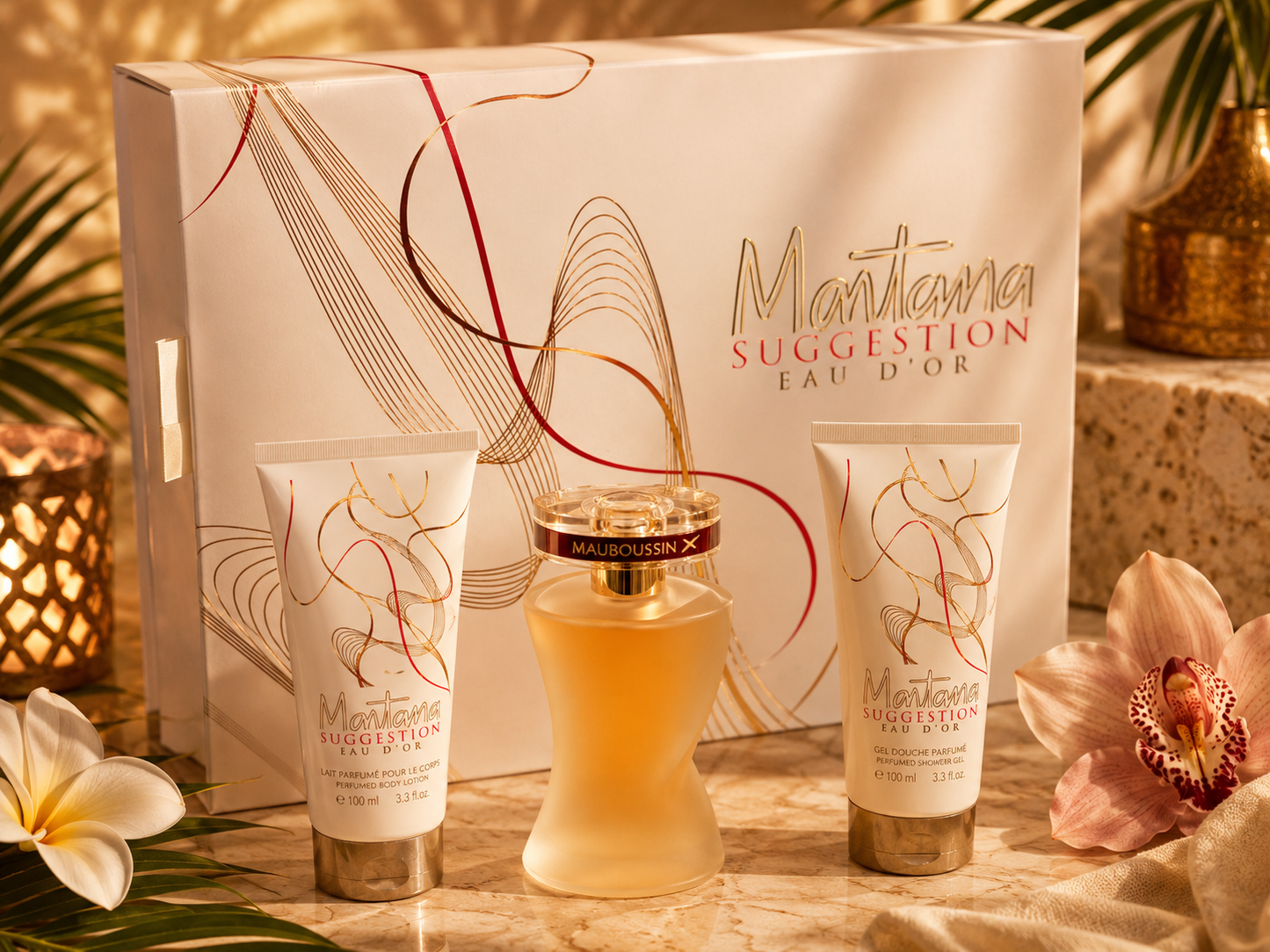 COFFRET FEMME LUXE - MANTANA SUGGESTION EAU D'OR