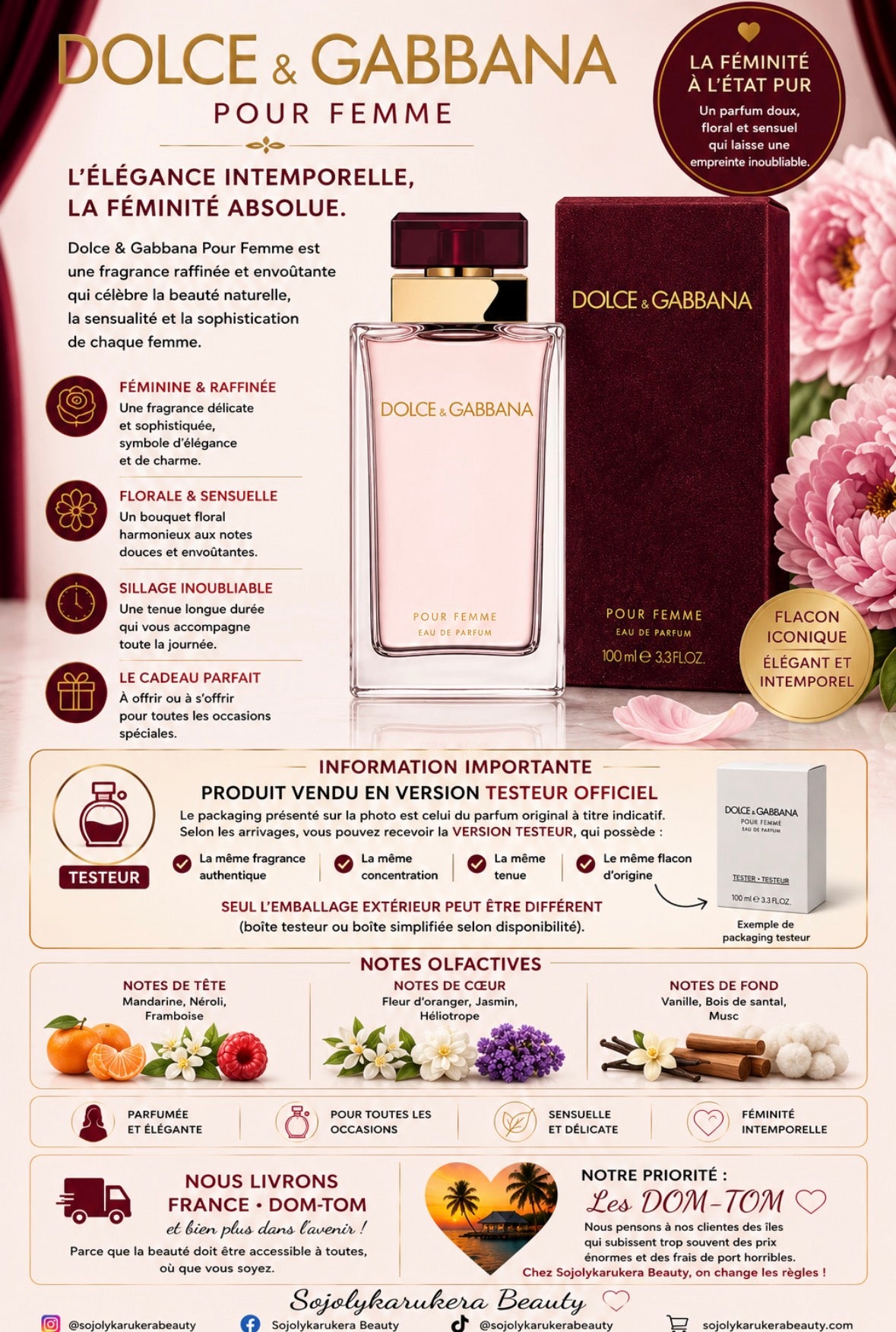 Dolce gabbana pour femme