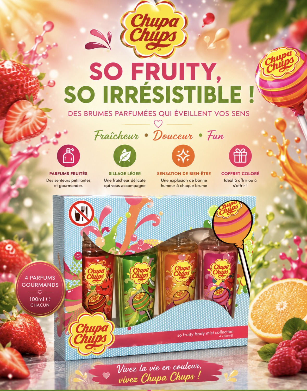 Chupa Chups – So Fruity Body Mist Collection